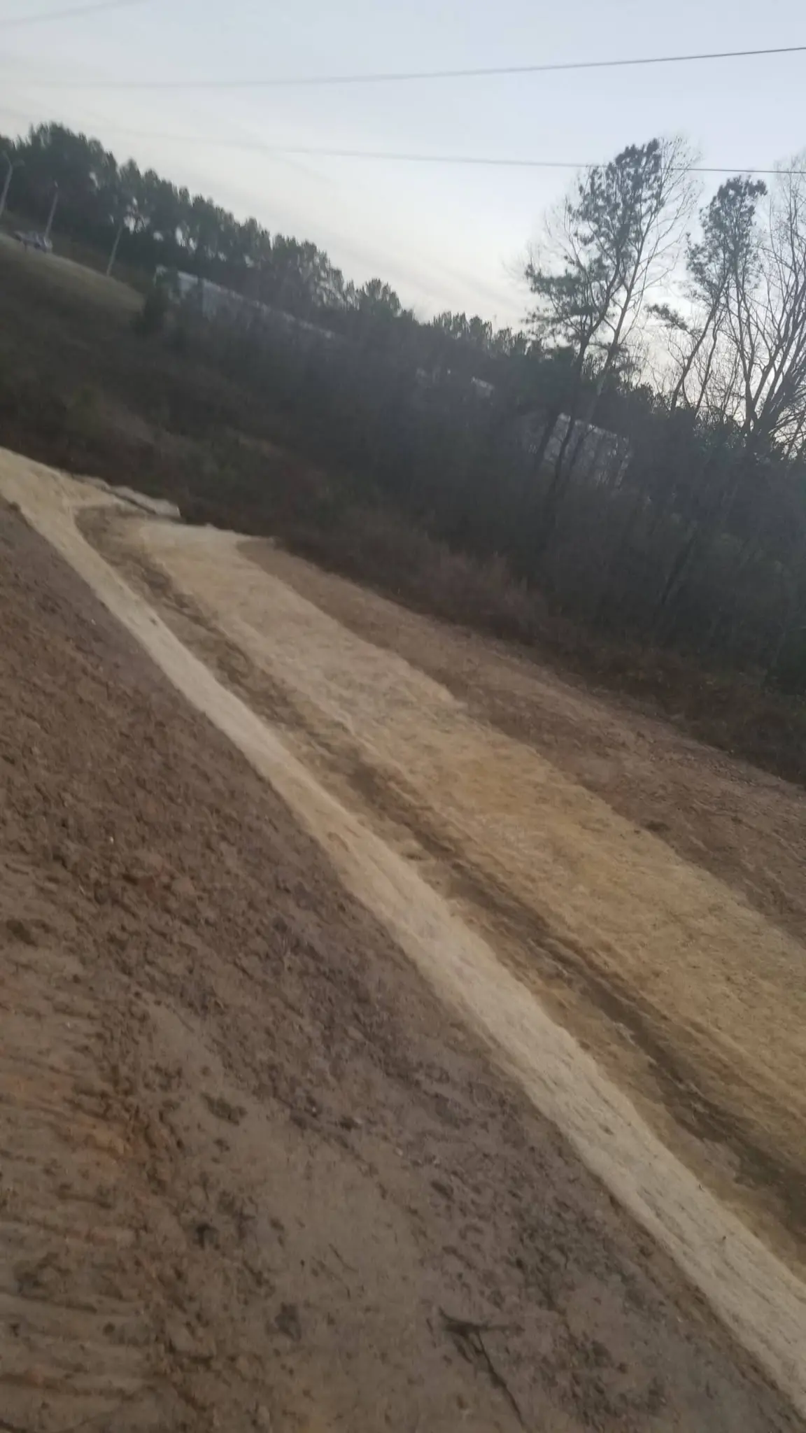 Stormwater erosion control project by Laser Construction